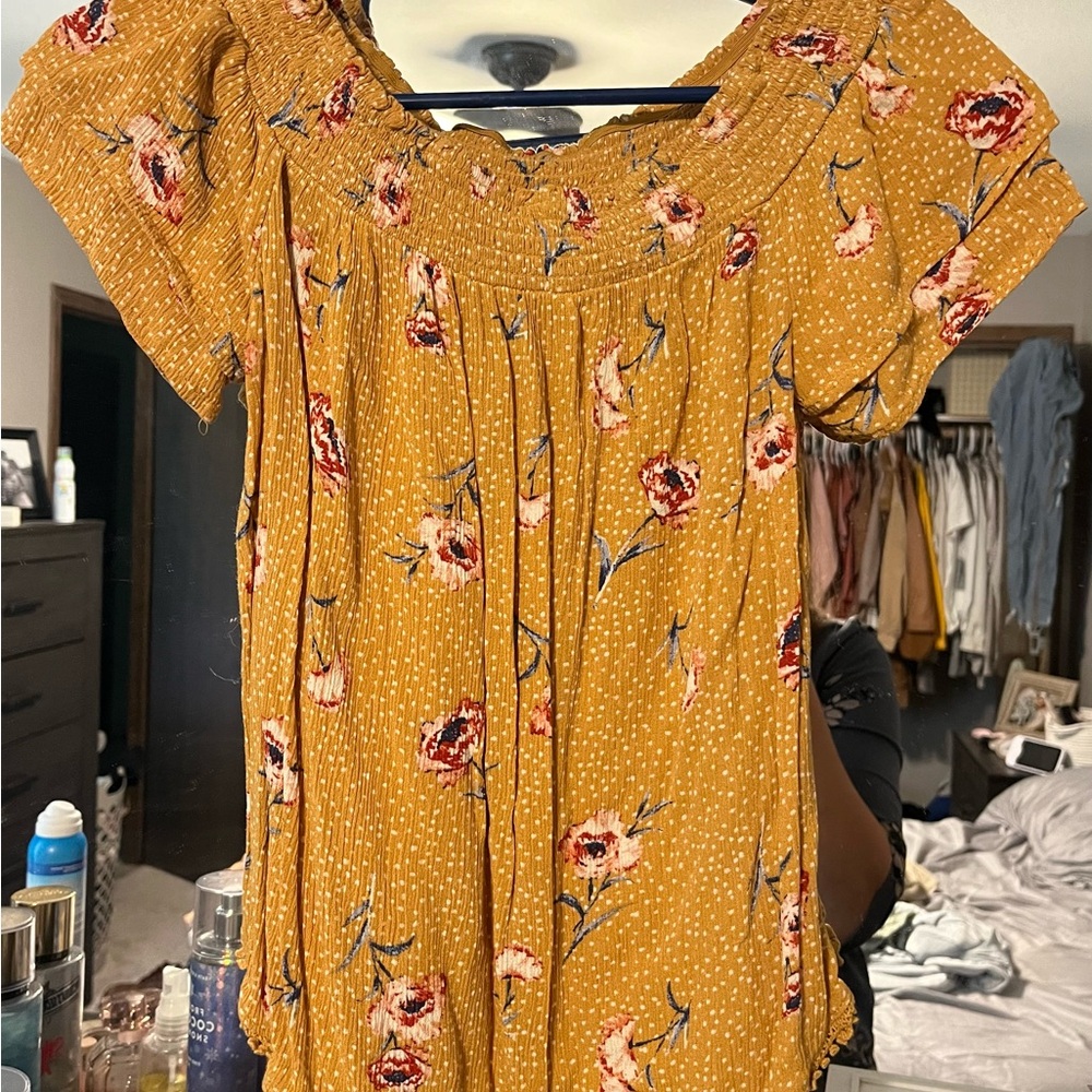 Off the shoulders top